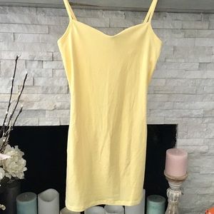 VS YELLOW BRA TOP STRAPPY DRESS SIZE MEDIUM